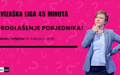 Pametna ploča je naša – OŠ Budrovci pobjednica Kvizaške lige 45 minuta!!!