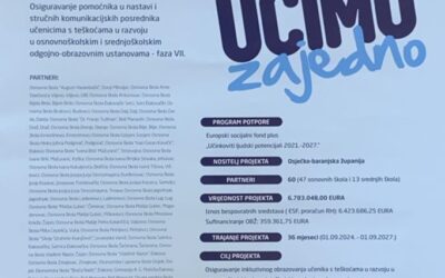 Najava Info dana projekta „Učimo zajedno 8“